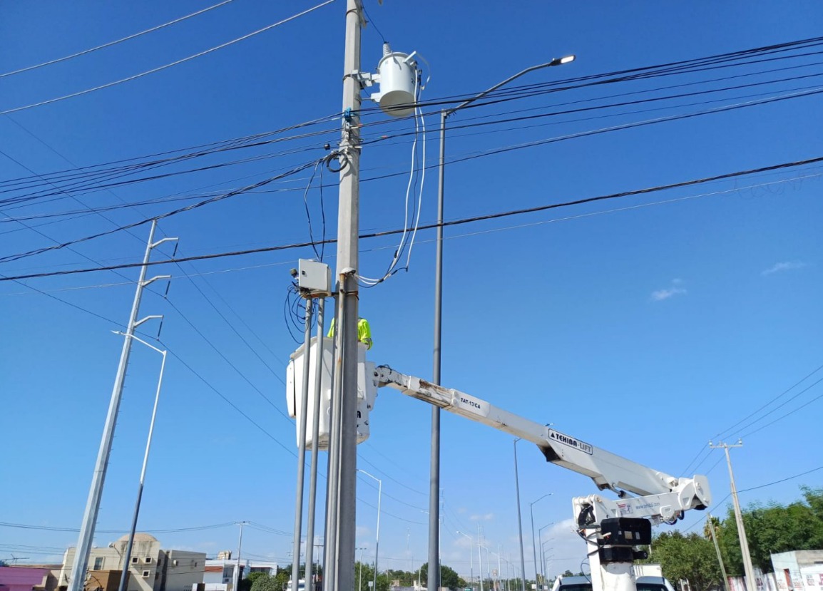 Ilumina Gobierno de Reynosa más vialidades y colonias para mejorar seguridad vial
